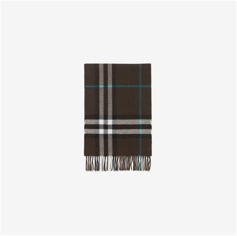 Check Cashmere Scarf in Snug 